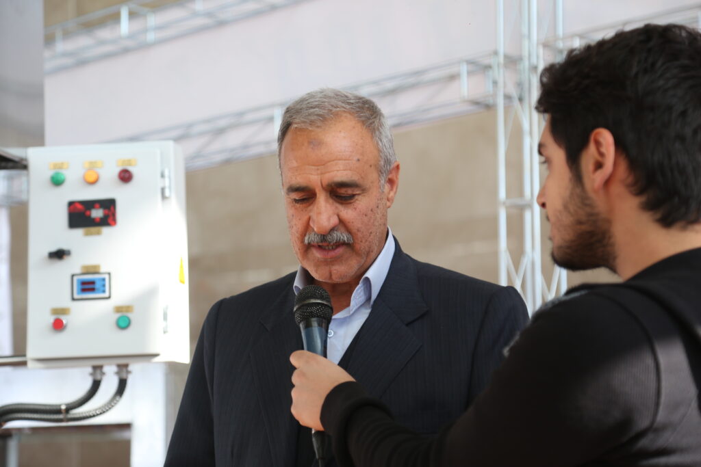 حاج اقا کربلایی مدیرعامل شرکت مهرتابش استیلا