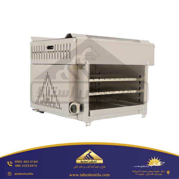 کباب پز تابشی خانگی بدون دود